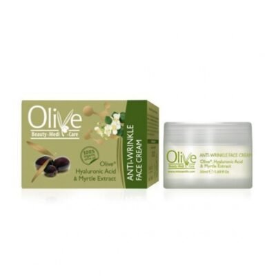 CREME ANTIRIDES HYALURONIQUE AUX EXTRAITS DE MYRTE ET D’HUILE D’OLIVE
